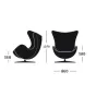 Кресло яйцо Egg Chair designed by Arne Jacobsen		 in 1958 от LaLume