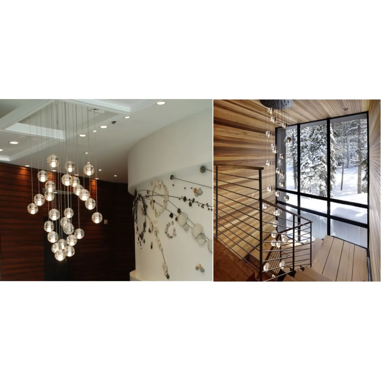 Bocci Led Crystal Glass Ball 26 designed by Omer Arbel in 2005 от LaLume