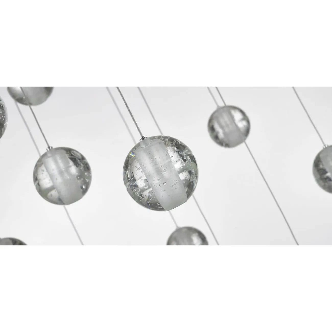 Bocci Led Crystal Glass Ball 26 designed by Omer Arbel in 2005 от LaLume