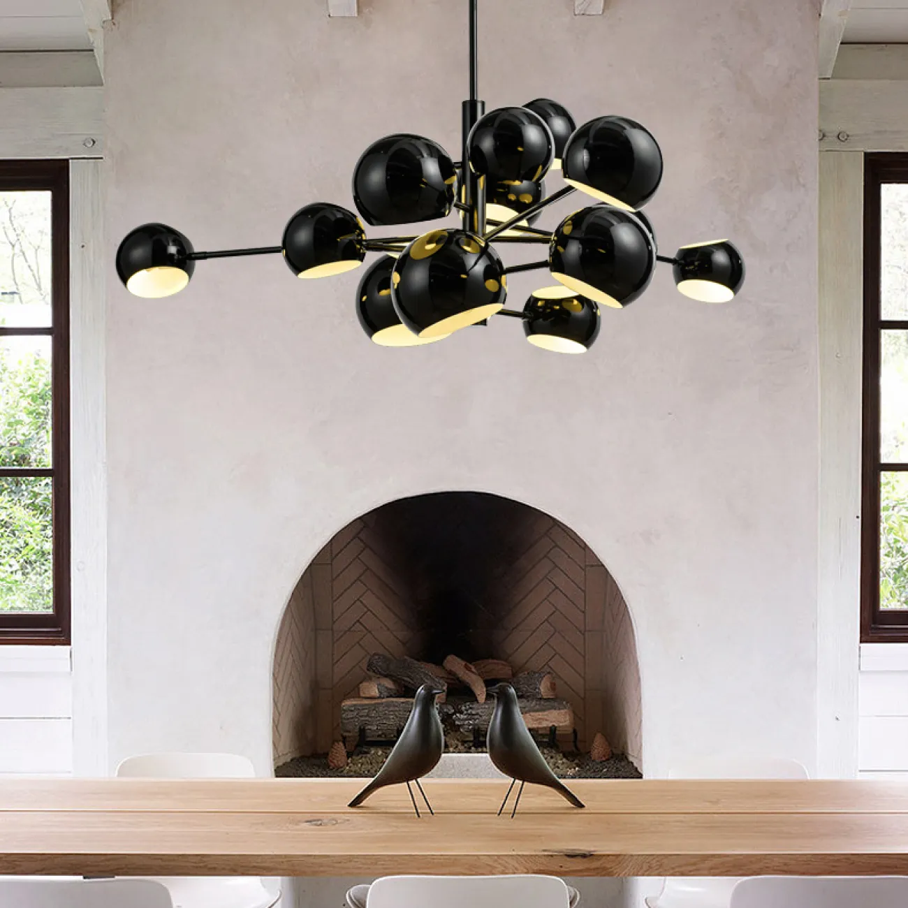 Дизайнерская люстра Kopra Burst L11 Black от ImperiumLoft Дизайнерская люстра Kopra Burst L11 Black от ImperiumLoft