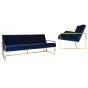 Софа Navy Velvet Apartment Sofa designed by Jonathan Adler от LaLume