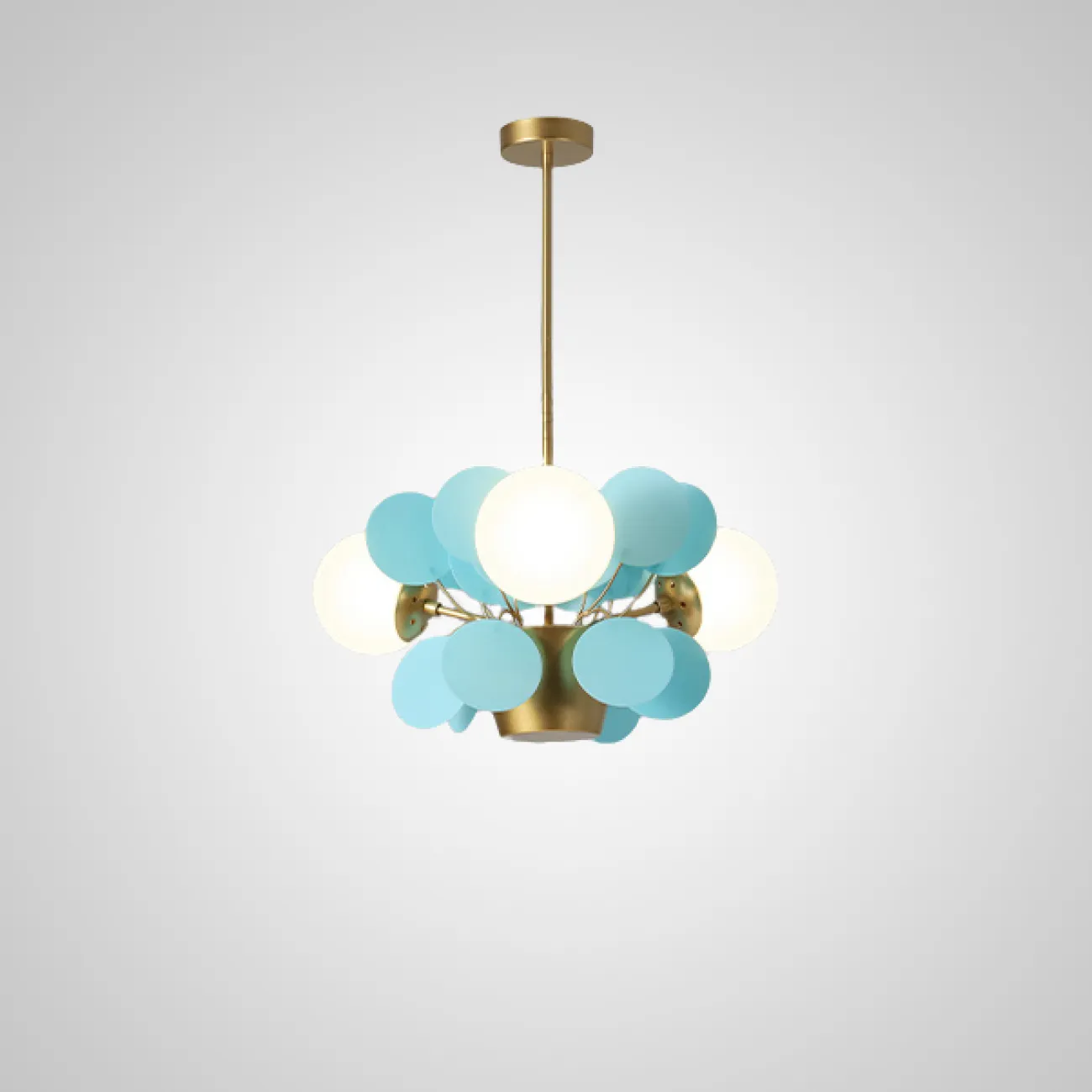 Потолочный светильник MATISSE CH L8 Blue от ImperiumLoft