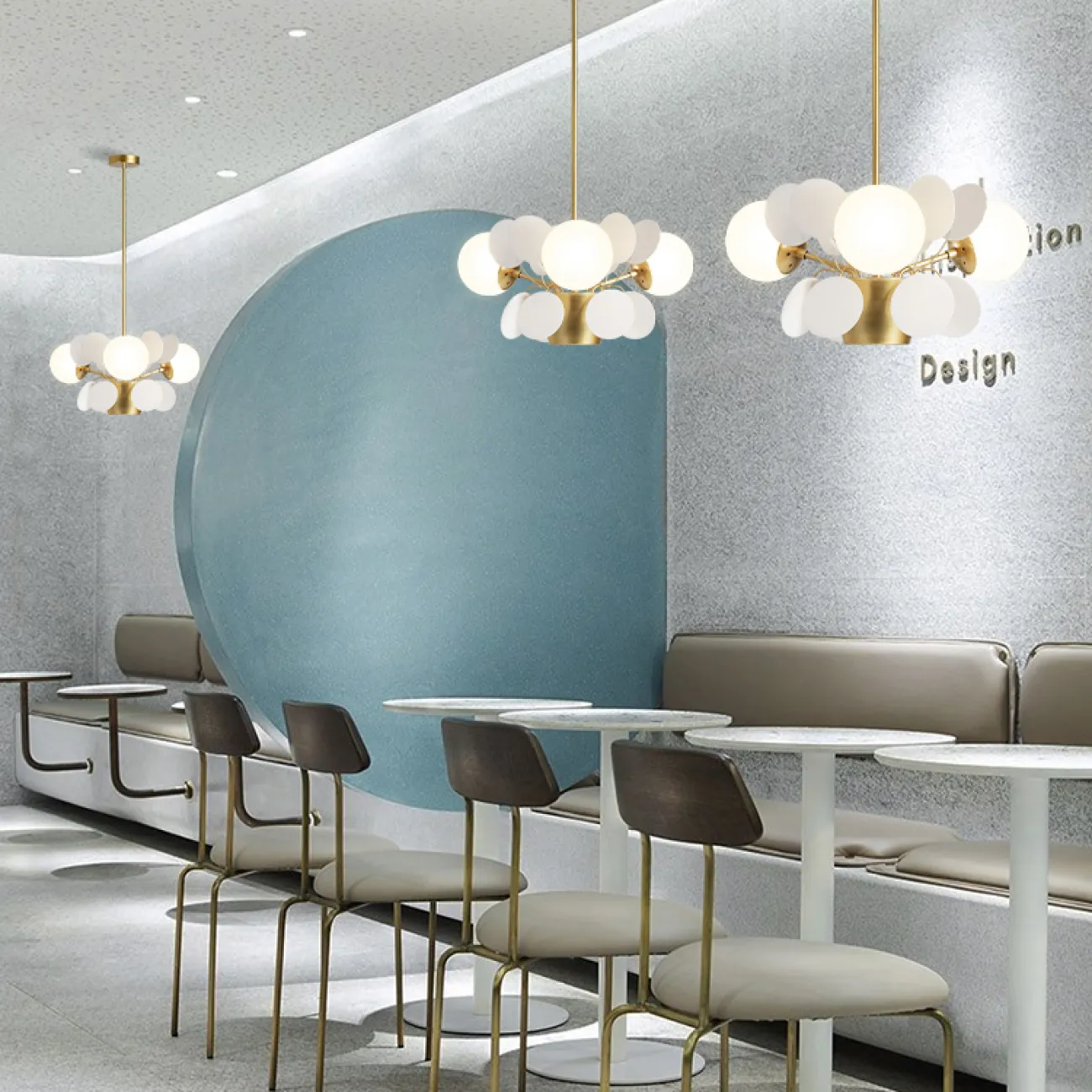 Потолочный светильник MATISSE CH L8 Blue от ImperiumLoft