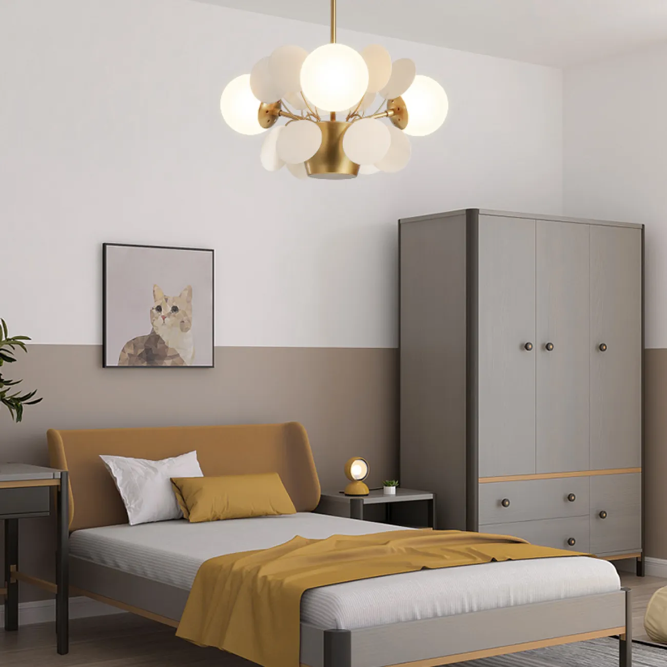 Потолочный светильник MATISSE CH L8 Blue от ImperiumLoft