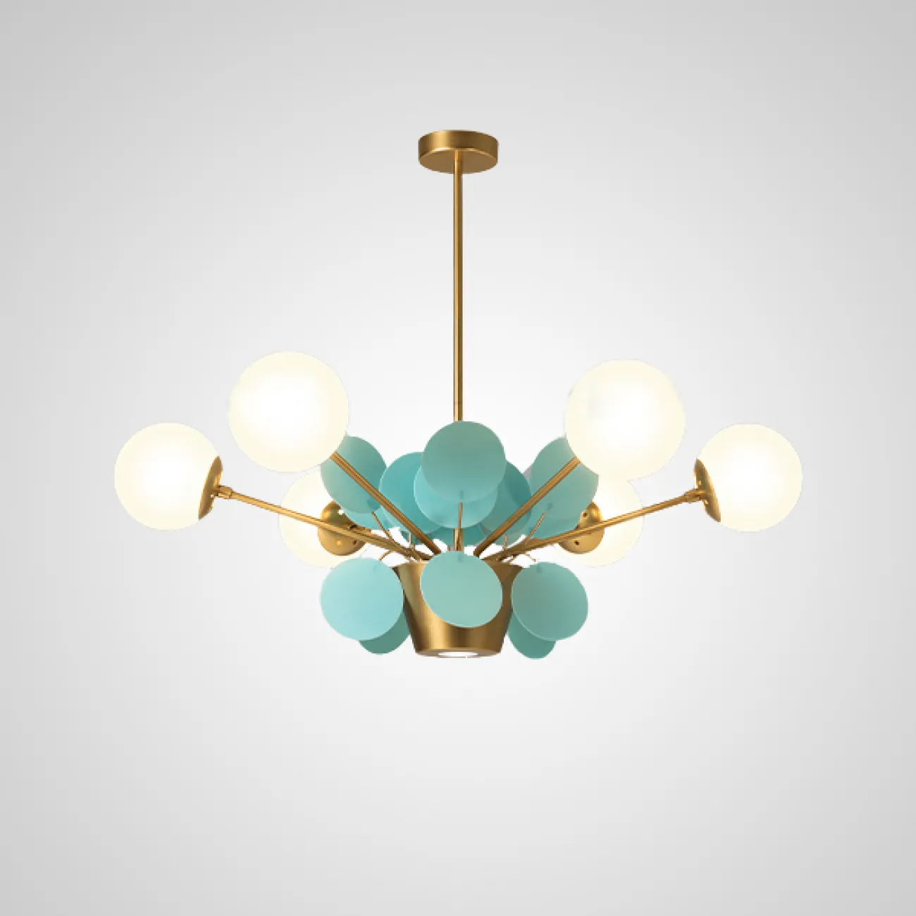 Потолочный светильник MATISSE CH L8 Blue от ImperiumLoft