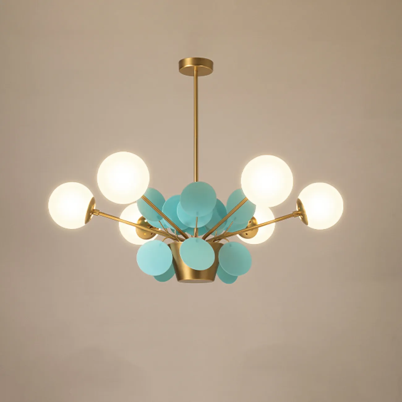 Потолочный светильник MATISSE CH L8 Blue от ImperiumLoft