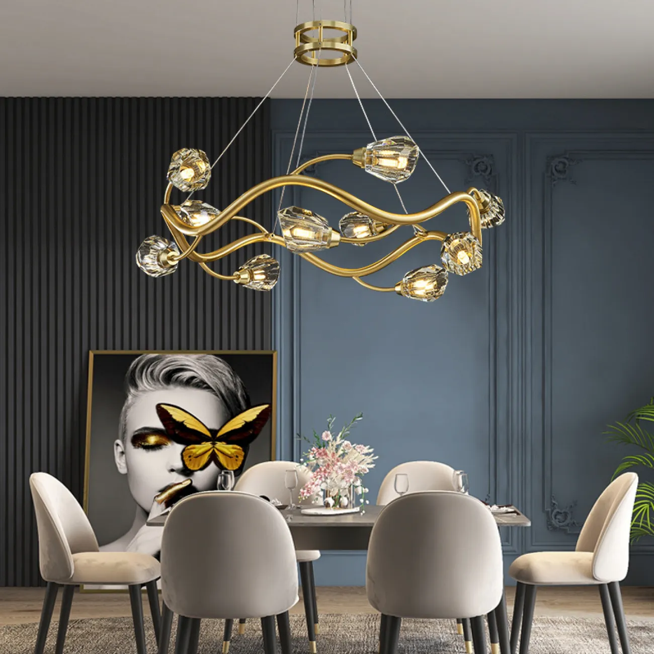 Подвесная люстра ADRIANNA D105 от ImperiumLoft