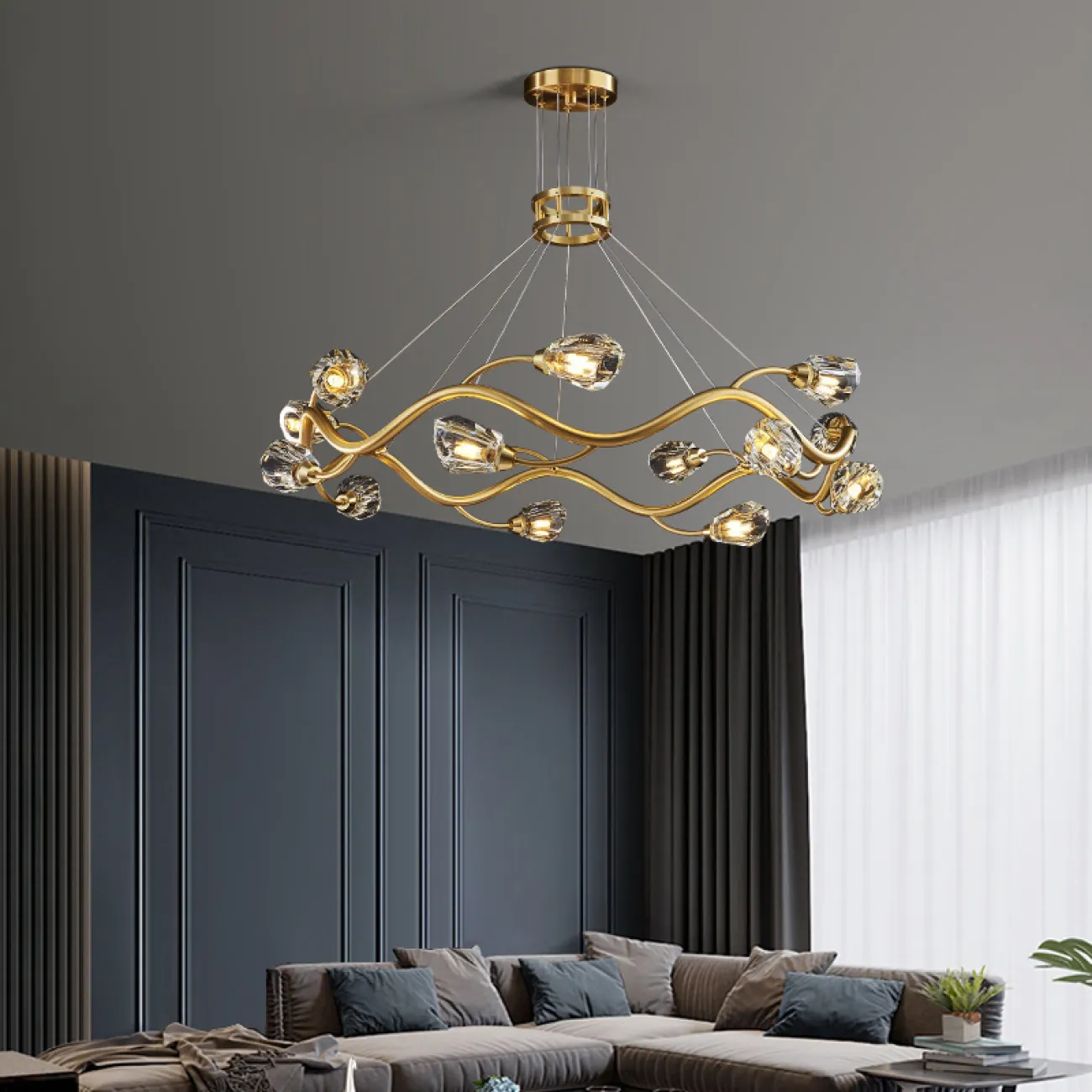 Подвесная люстра ADRIANNA D105 от ImperiumLoft