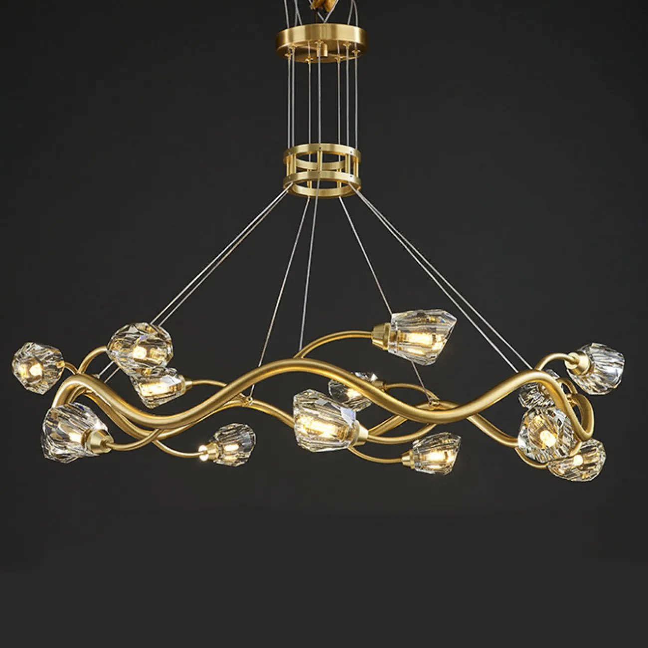 Подвесная люстра ADRIANNA D62 от ImperiumLoft