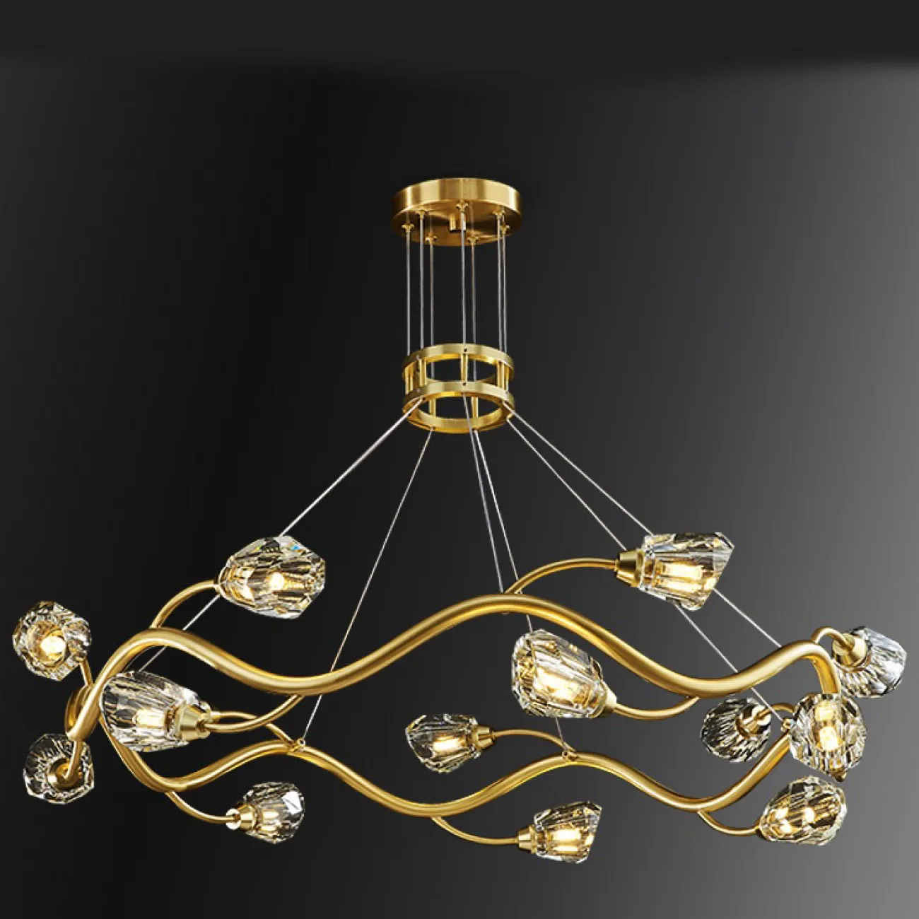 Подвесная люстра ADRIANNA D62 от ImperiumLoft