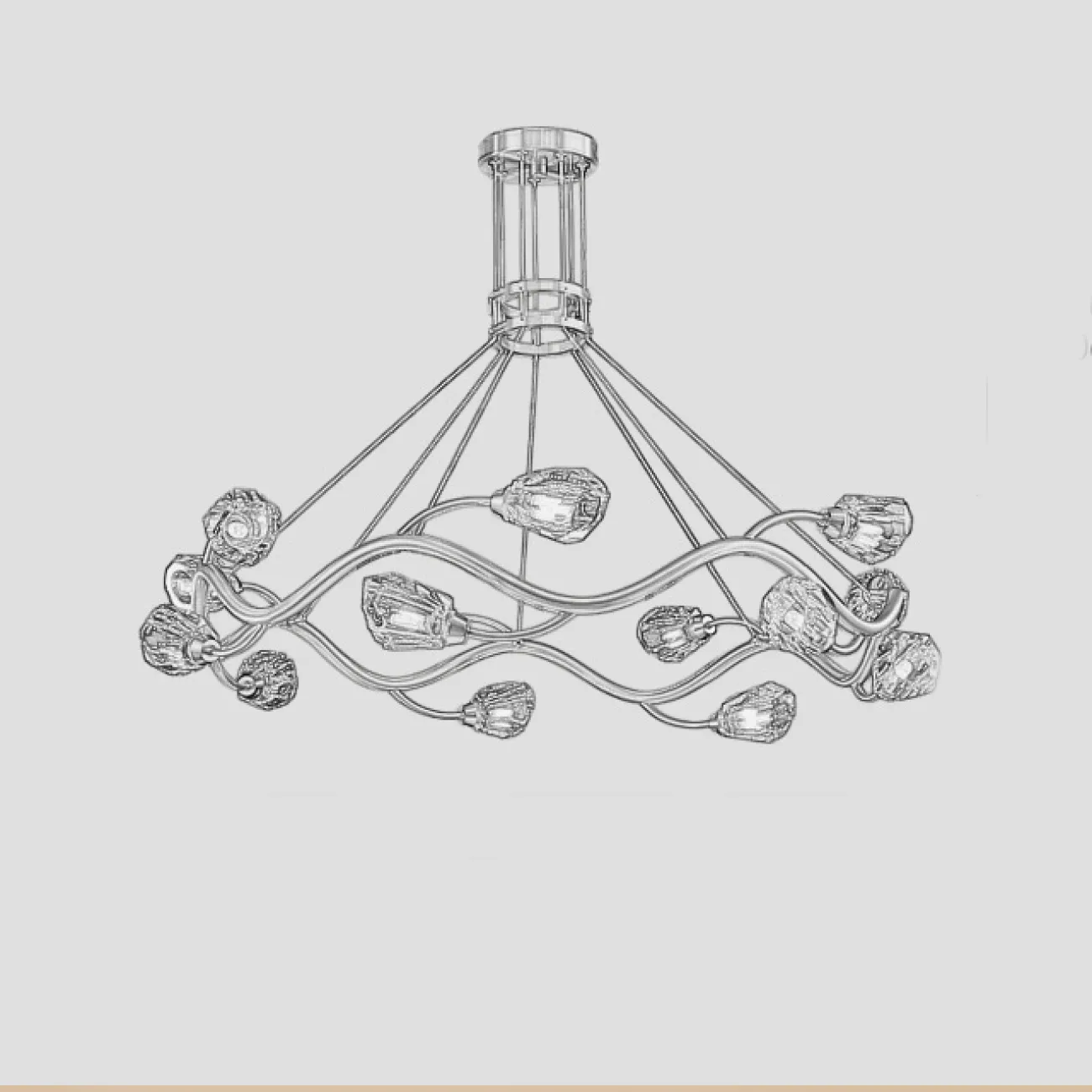 Подвесная люстра ADRIANNA D105 от ImperiumLoft
