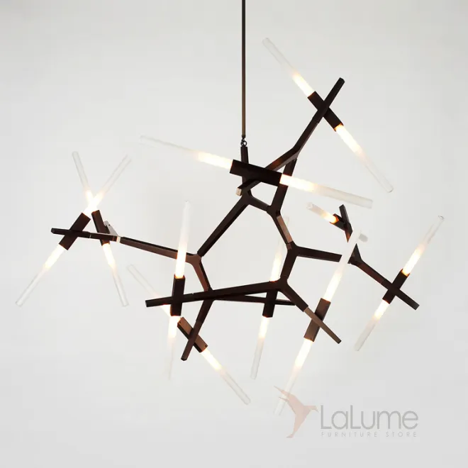 Подвесная люстра ANDES 20 Черный от ImperiumLoft