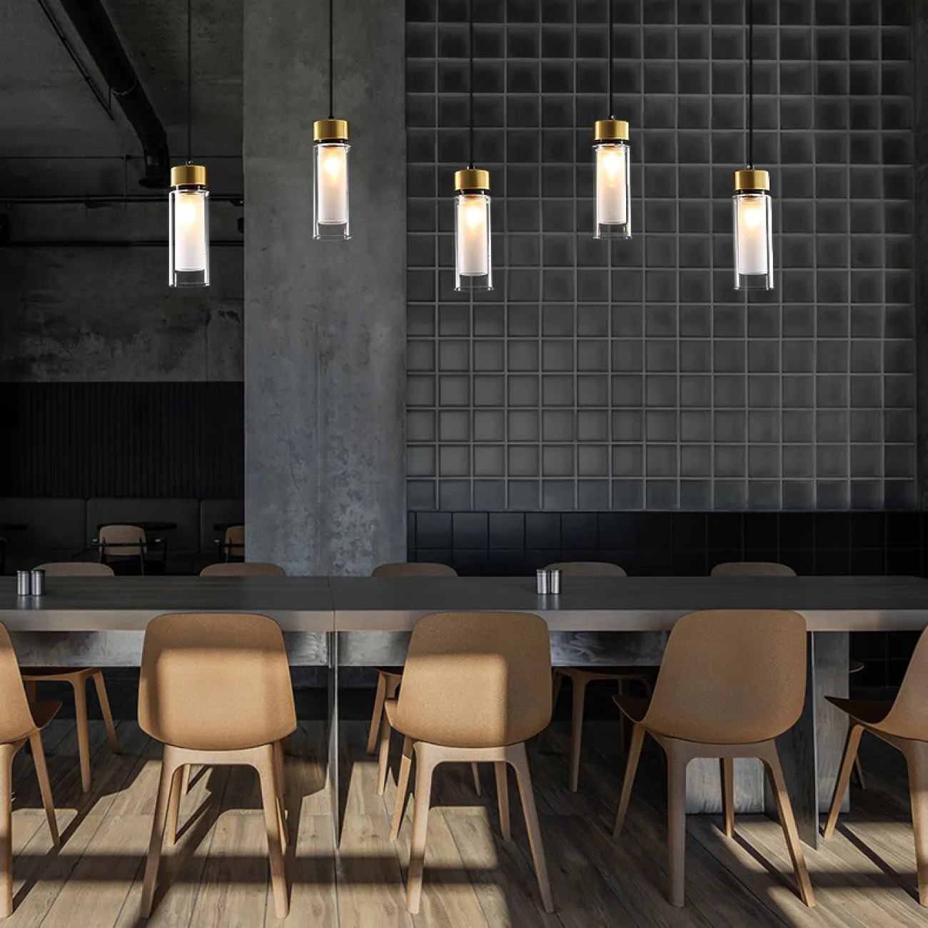 Подвесной светильник VERGE MORE L5 Планка от ImperiumLoft