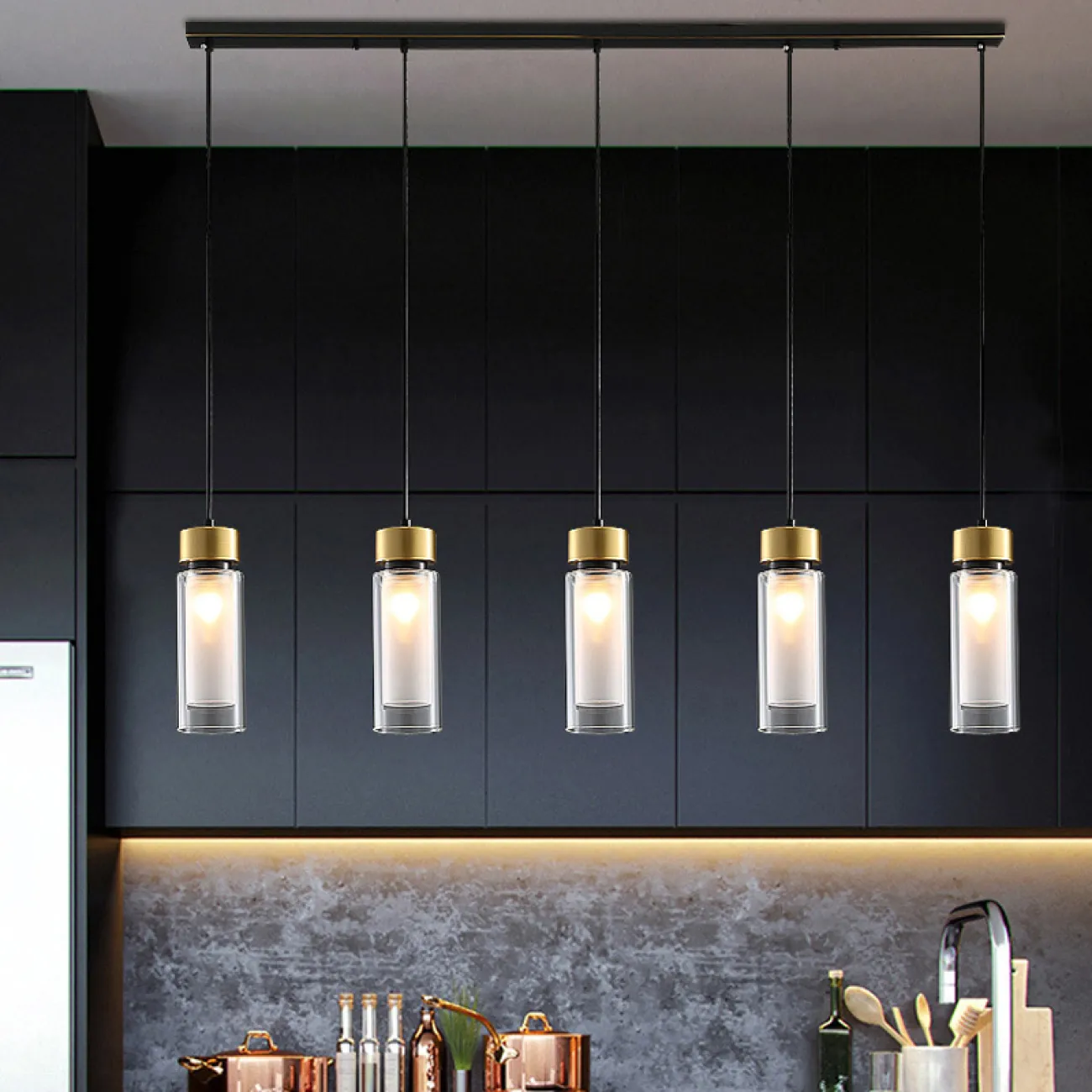 Подвесной светильник VERGE MORE L5 Планка от ImperiumLoft