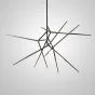 Потолочная люстра FLASK Black от ImperiumLoft