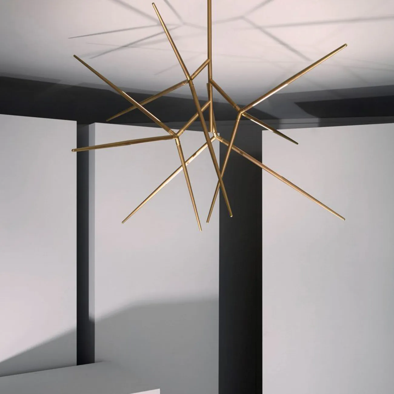 Потолочная люстра FLASK Black от ImperiumLoft