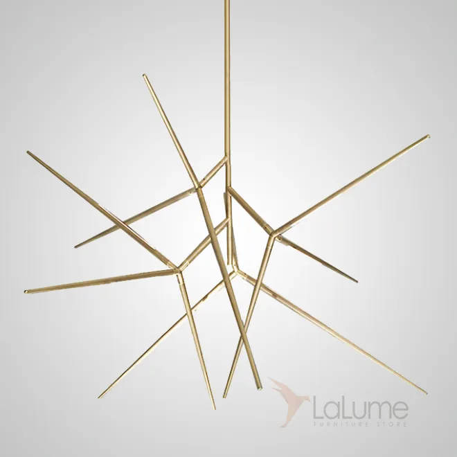 Потолочная люстра FLASK Gold от ImperiumLoft