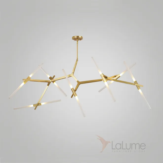 Подвесная люстра ANDES 14 Латунь от ImperiumLoft