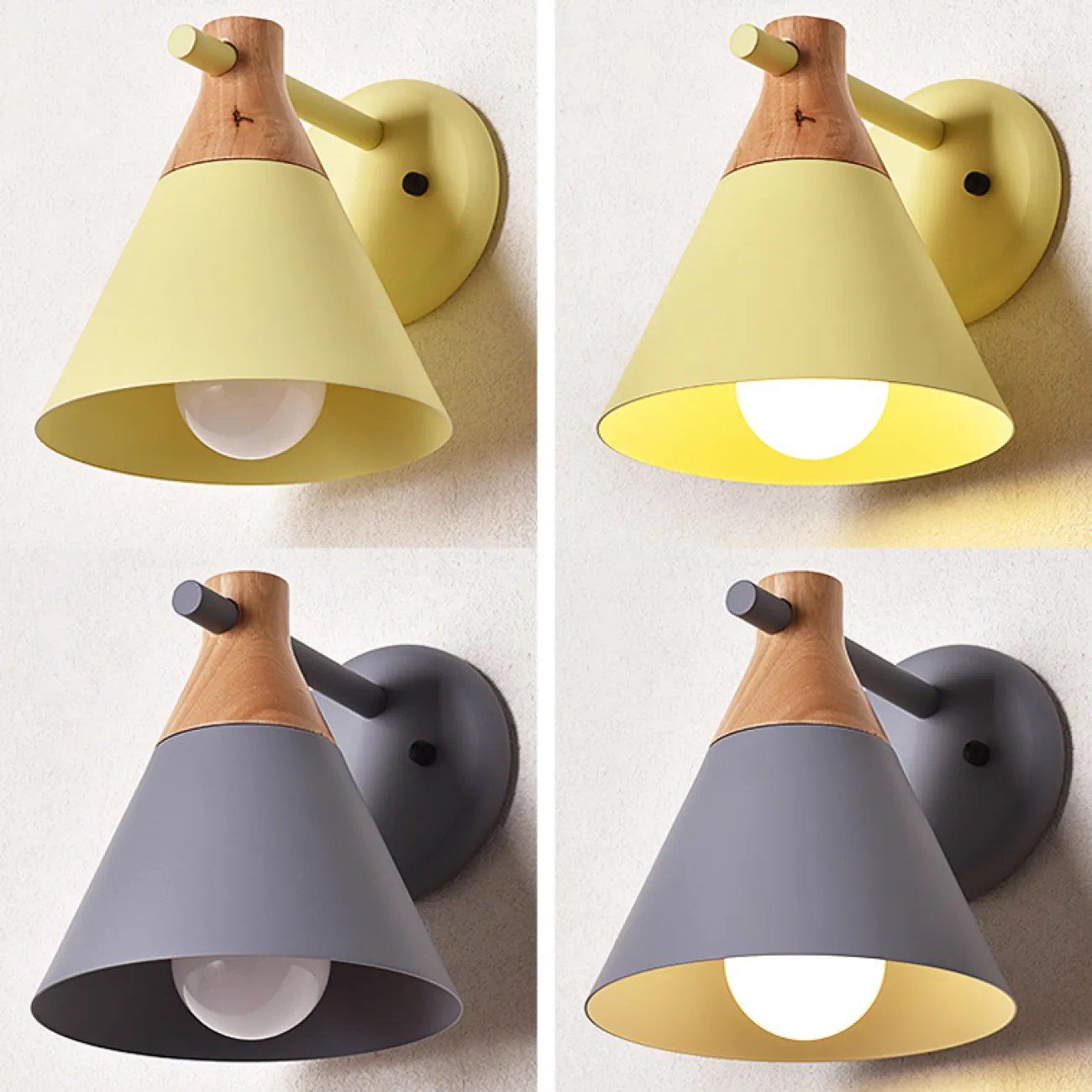 Настенный светильник NOD WALL Yellow от ImperiumLoft