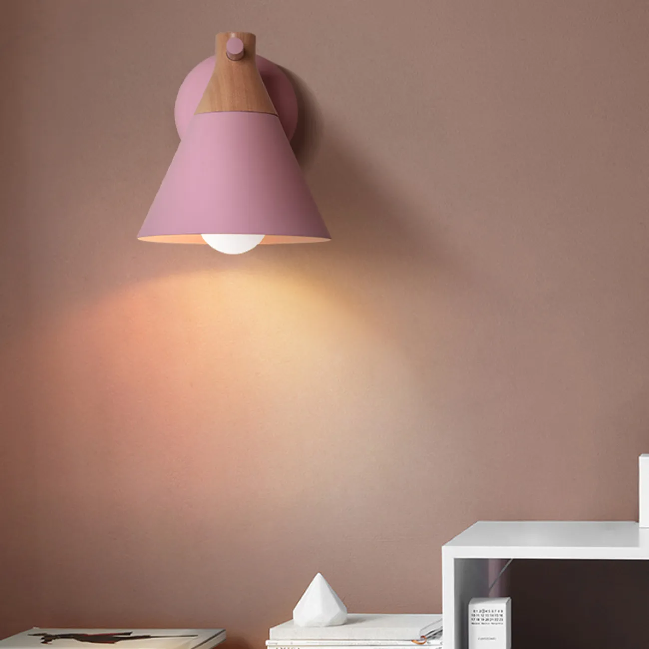 Настенный светильник NOD WALL Pink от ImperiumLoft