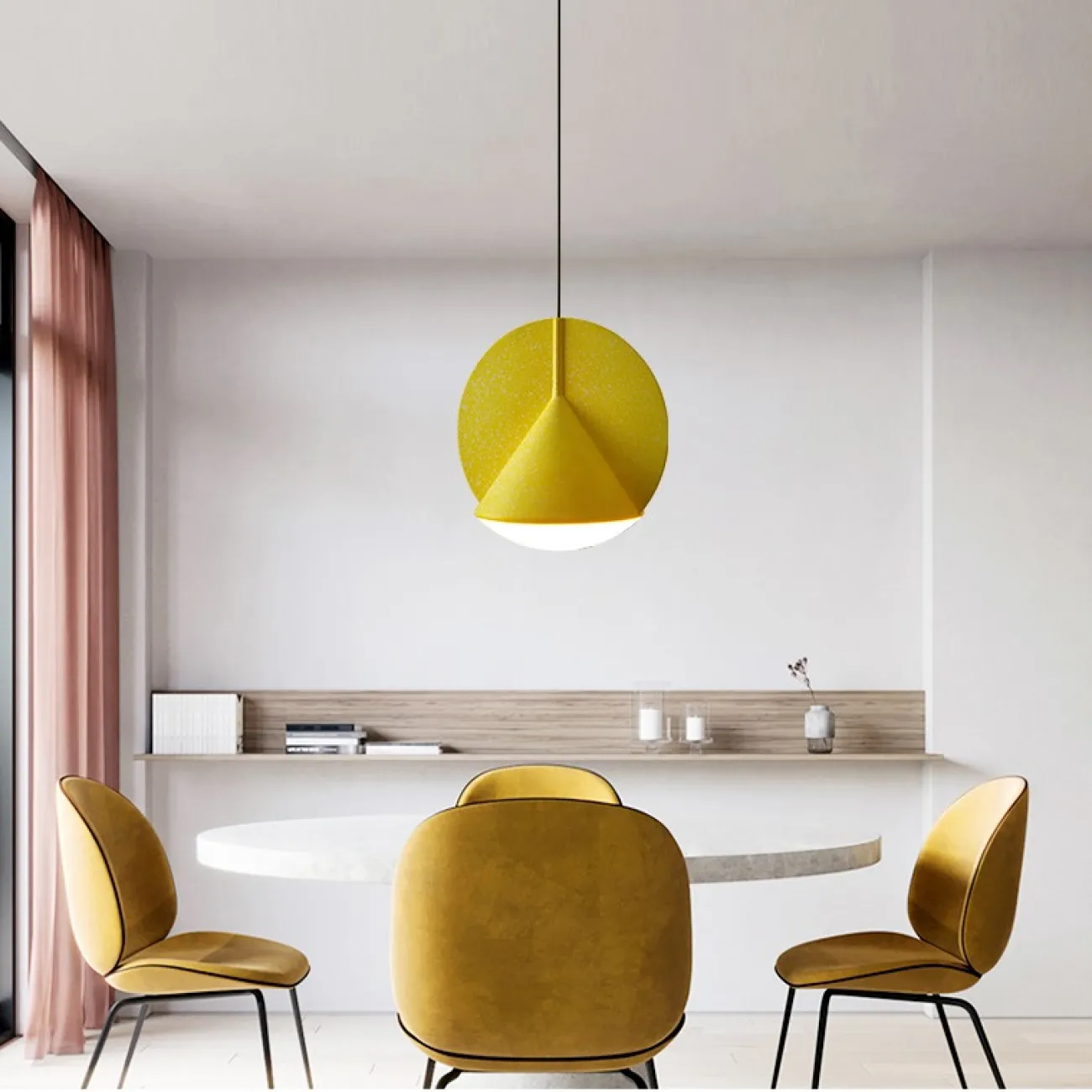 Светодиодный подвесной светильник в скандинавском стиле FLECKS