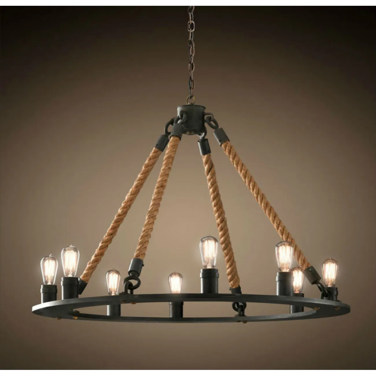 Люстра Loft Old Castle Rope Chandelier от LaLume