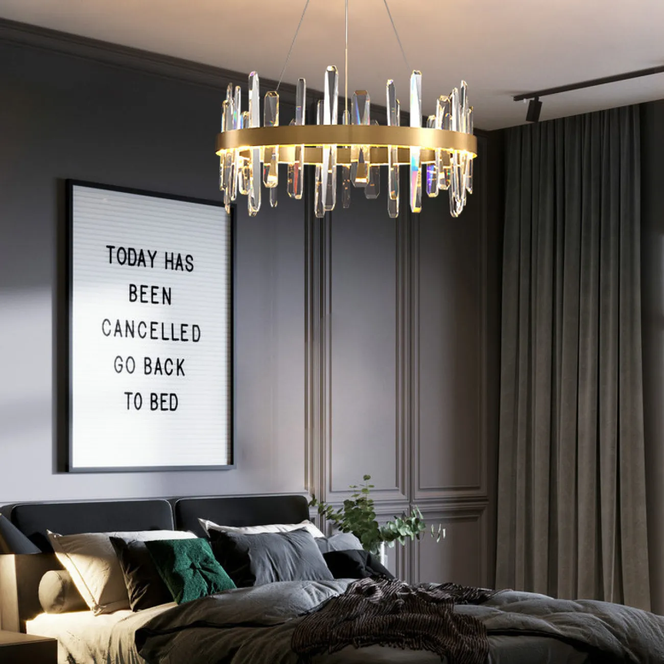 Подвесная люстра CAROLA D40 от ImperiumLoft