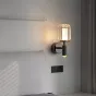 Настенный светодиодный светильник с рельефным плафоном на поворотном рожке с точечным линзированным источником LEONEL