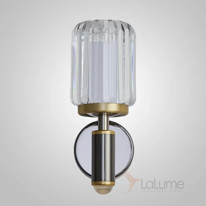 Настенный светодиодный светильник с рельефным плафоном на поворотном рожке с точечным линзированным источником LEONEL