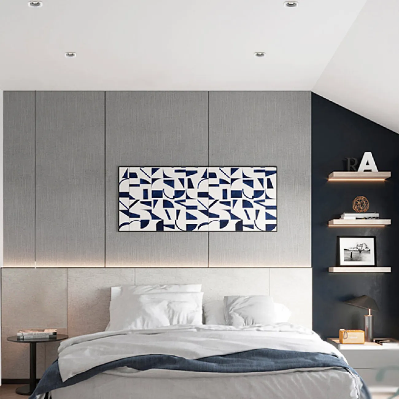 Точечный светильник REXTON B L2 Grey White 4000 К от ImperiumLoft