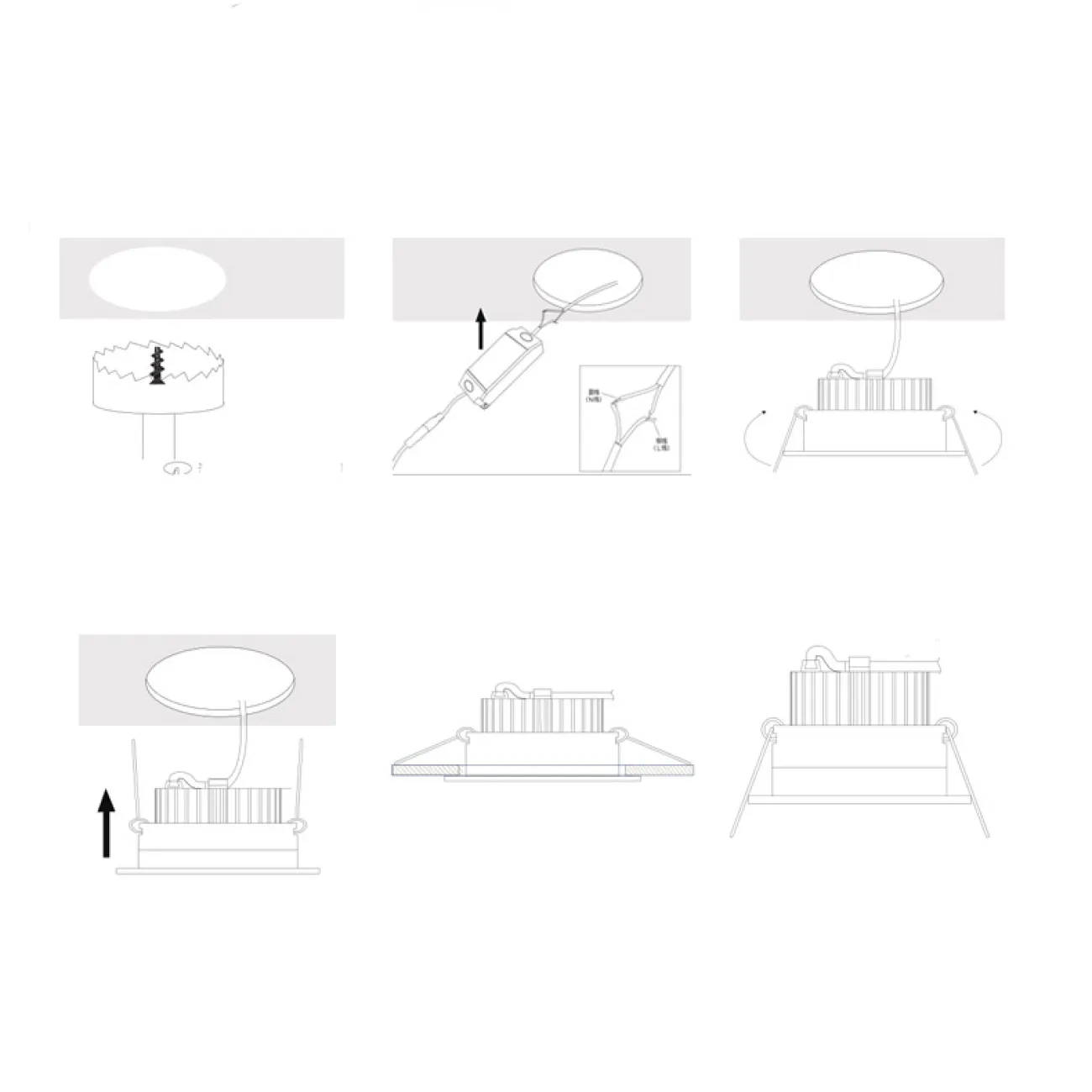 Точечный светильник REXTON B L2 Grey White 4000 К от ImperiumLoft