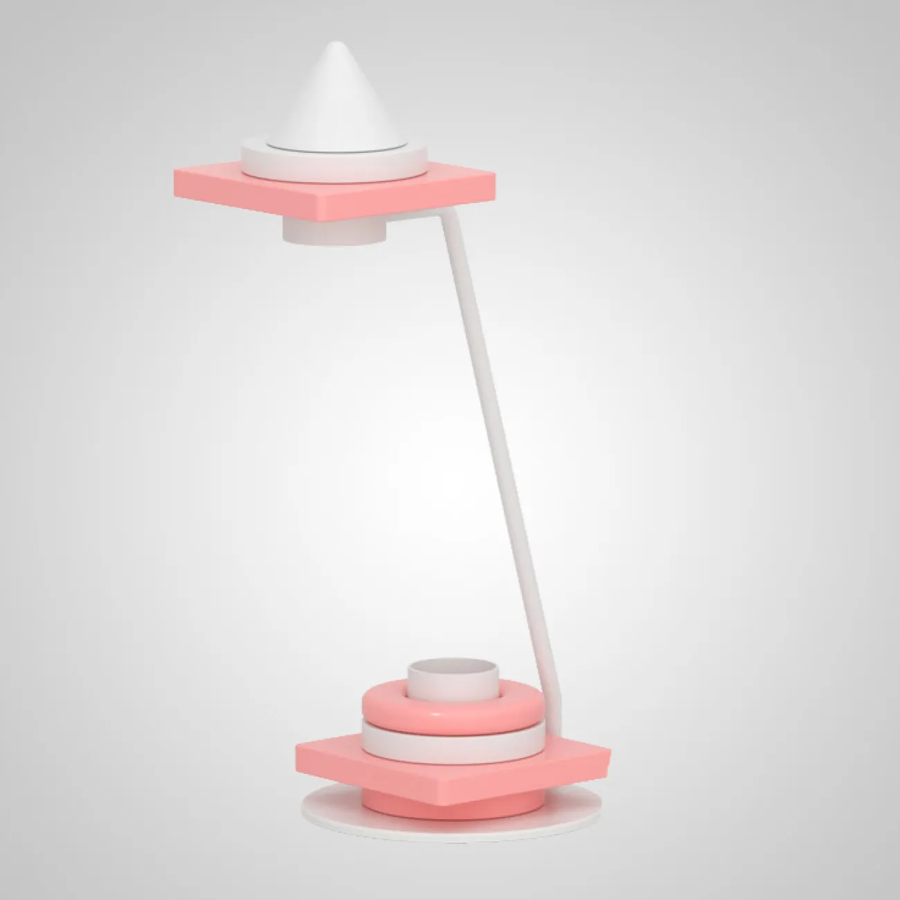 Настольная лампа KIRKE Pink Круг от ImperiumLoft