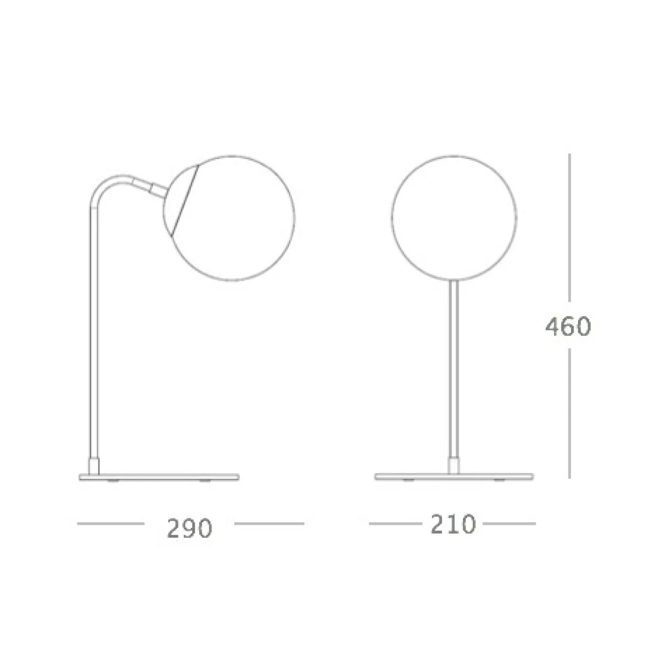 Настольная лампа Modo Desk Lamp designed by Jason Miller in 2009 от LaLume