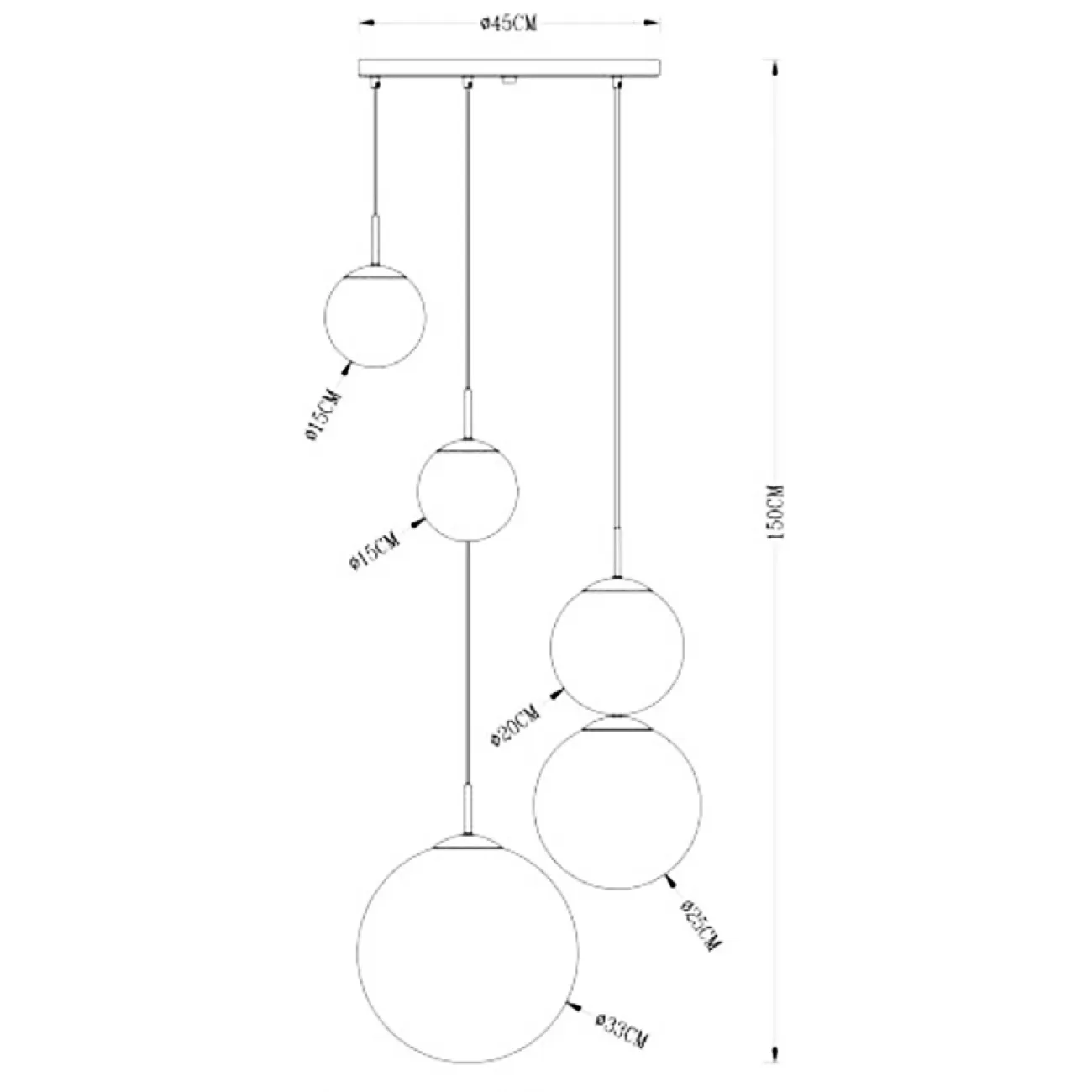 Светильник подвесной Mirror Ball Gold 5 плафоновdesigned by Tom Dixon in 2003