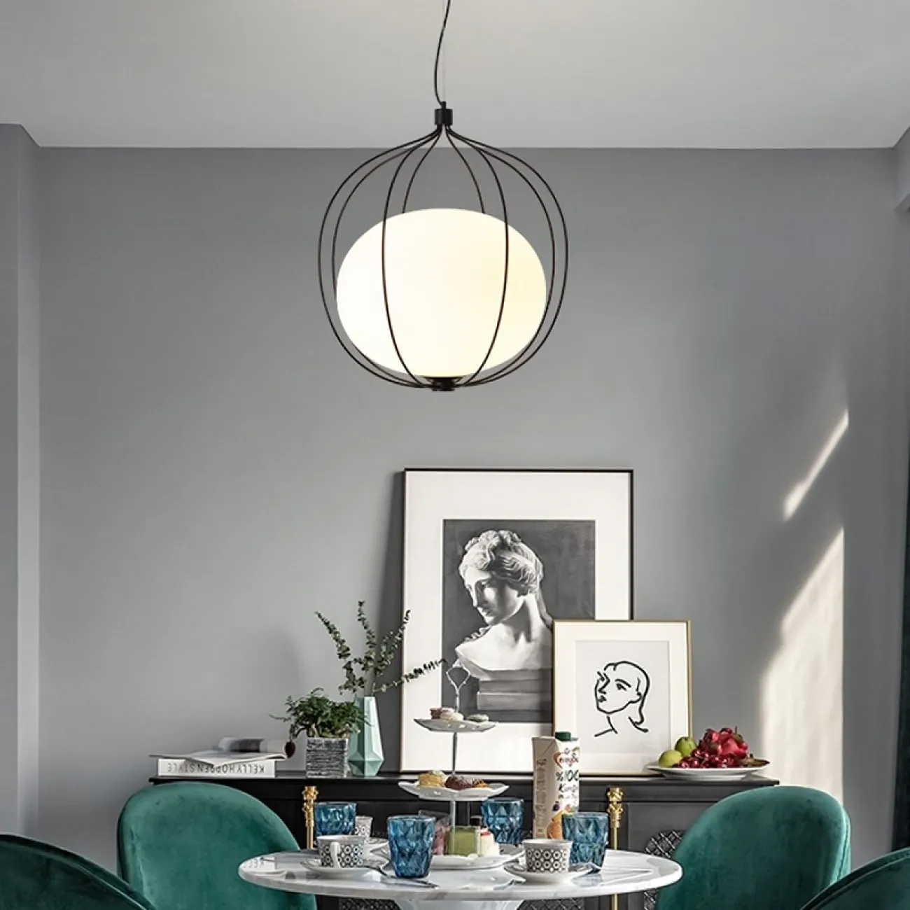 Подвесной светильник PHEZALIS D40 Black от ImperiumLoft