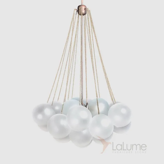 Люстра подвесная AGDA 20 золото от ImperiumLoft