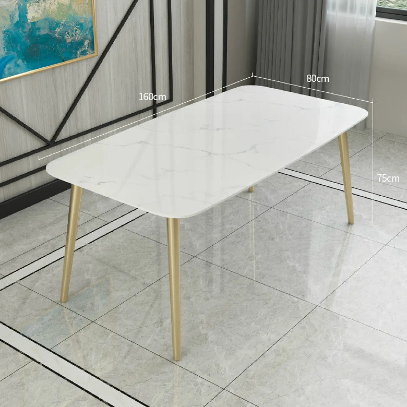 Дизайнерский обеденный стол - LaLume-AZ00403