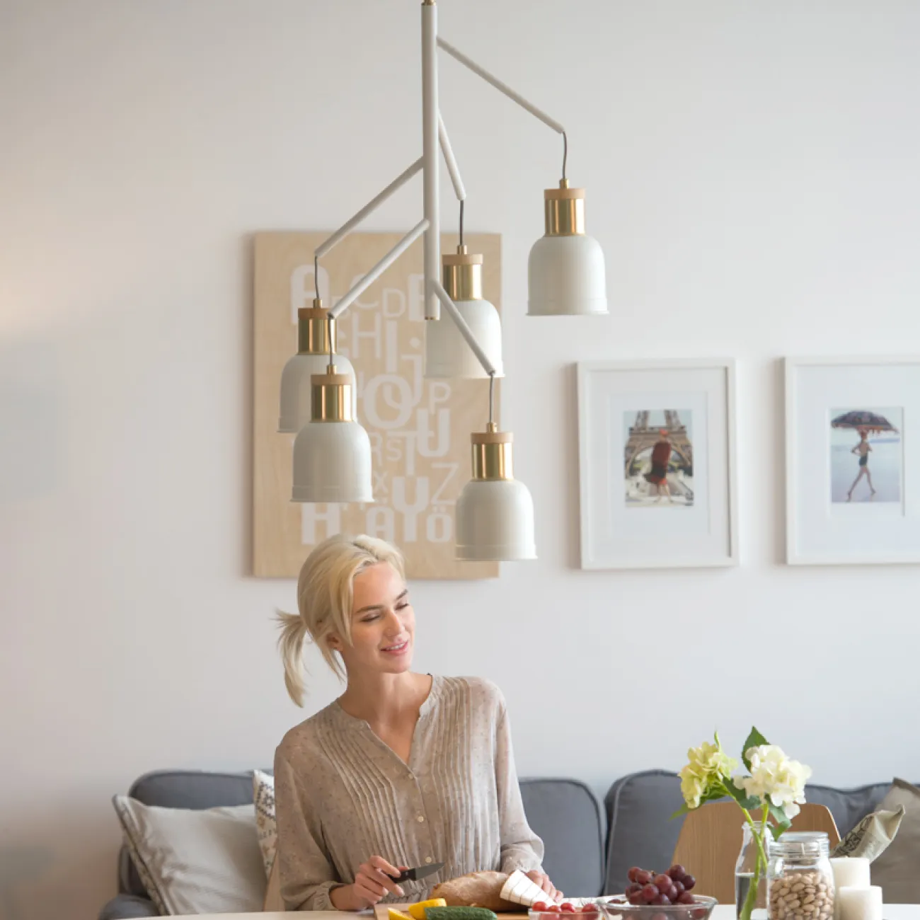 Подвесной светильник NORDLAND D40 White от ImperiumLoft