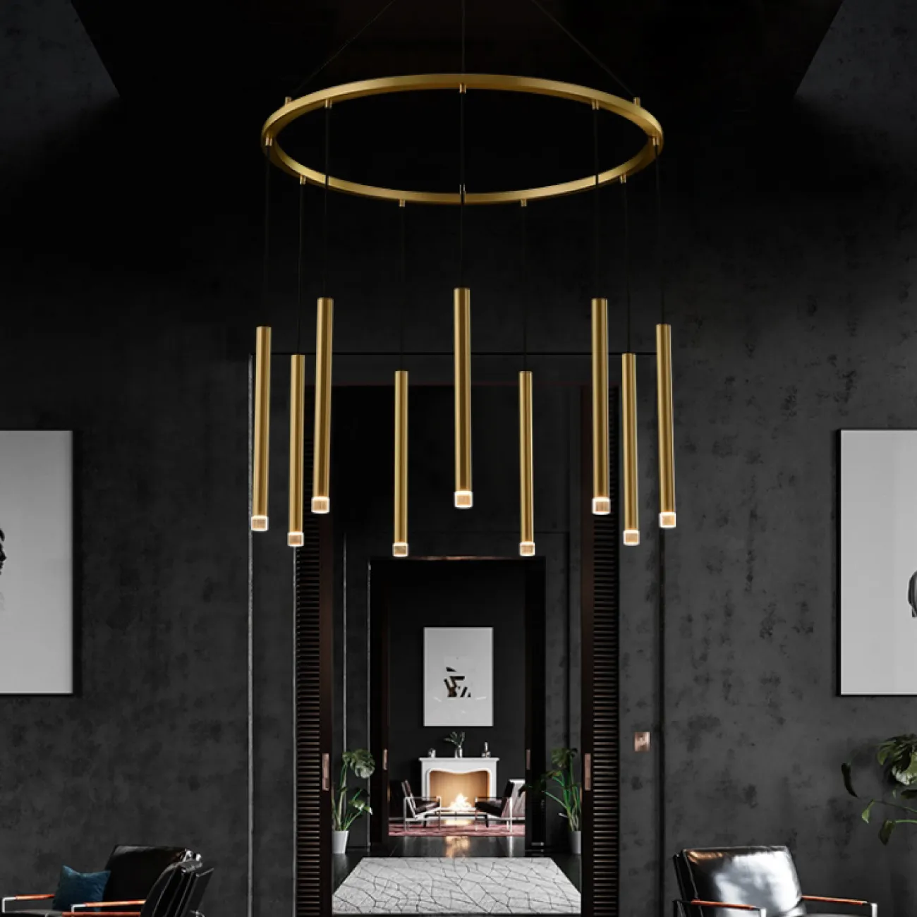 Подвесной светильник RHEA R L6 от ImperiumLoft