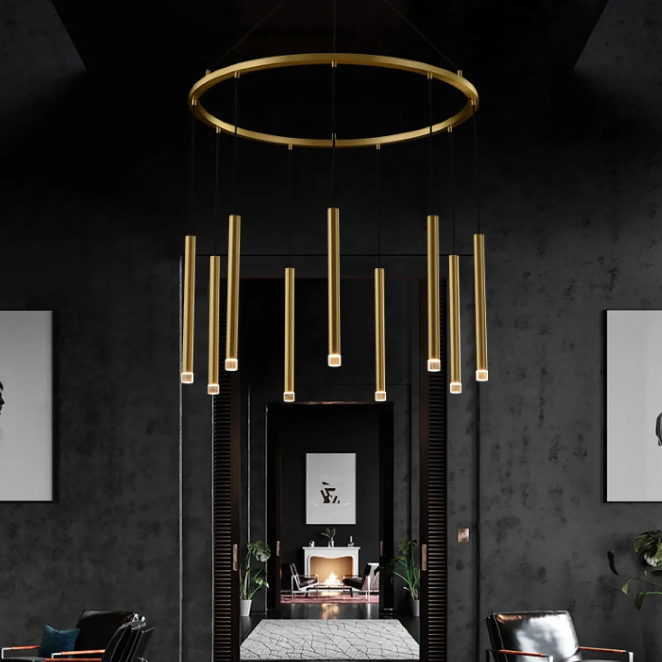 Подвесной светильник RHEA R L9 от ImperiumLoft