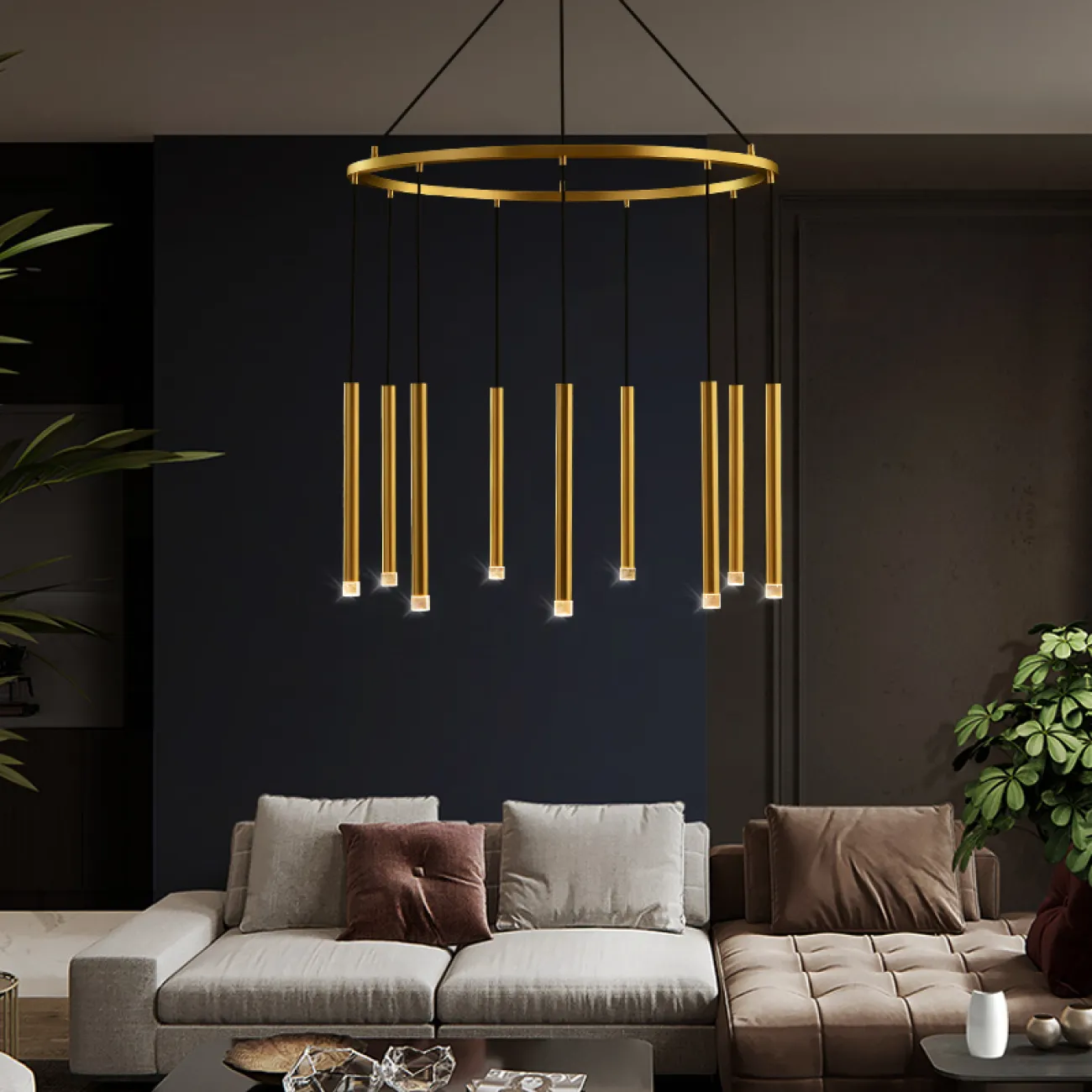 Подвесной светильник RHEA R L6 от ImperiumLoft
