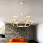 Люстра на штанге SHELT D100 White от ImperiumLoft
