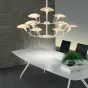 Люстра на штанге SHELT D100 White от ImperiumLoft