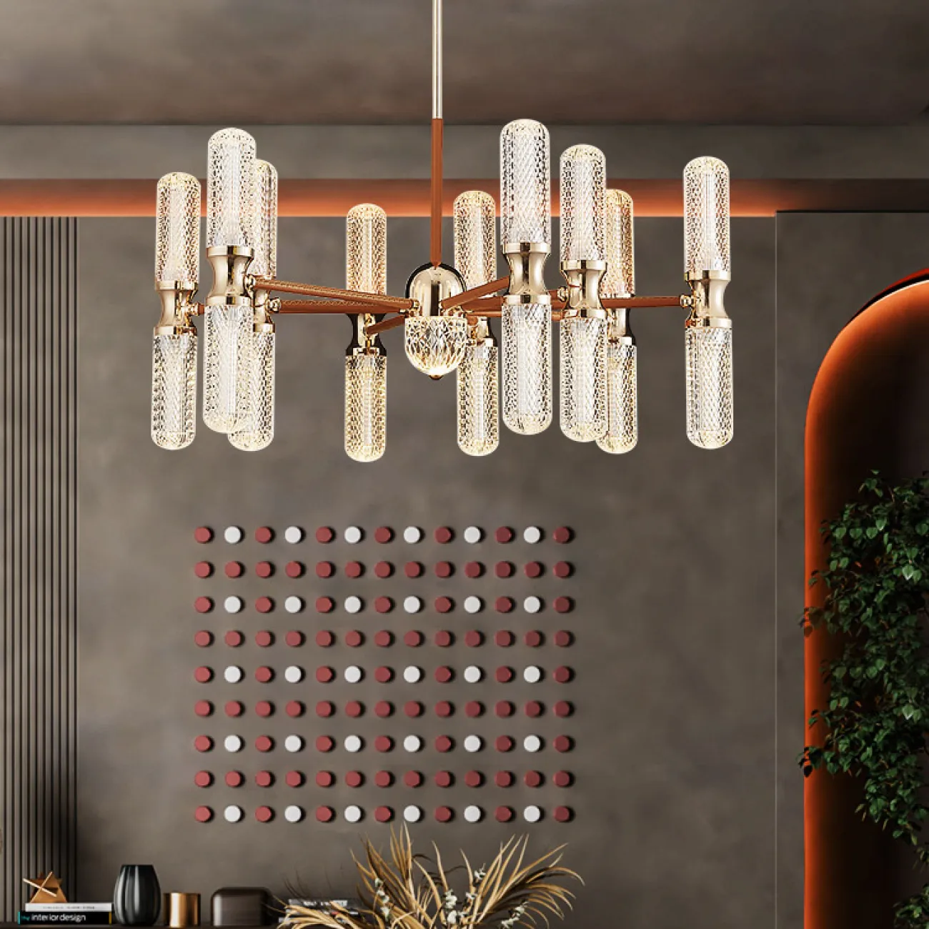 Потолочная люстра CAMILLA L18      от ImperiumLoft
