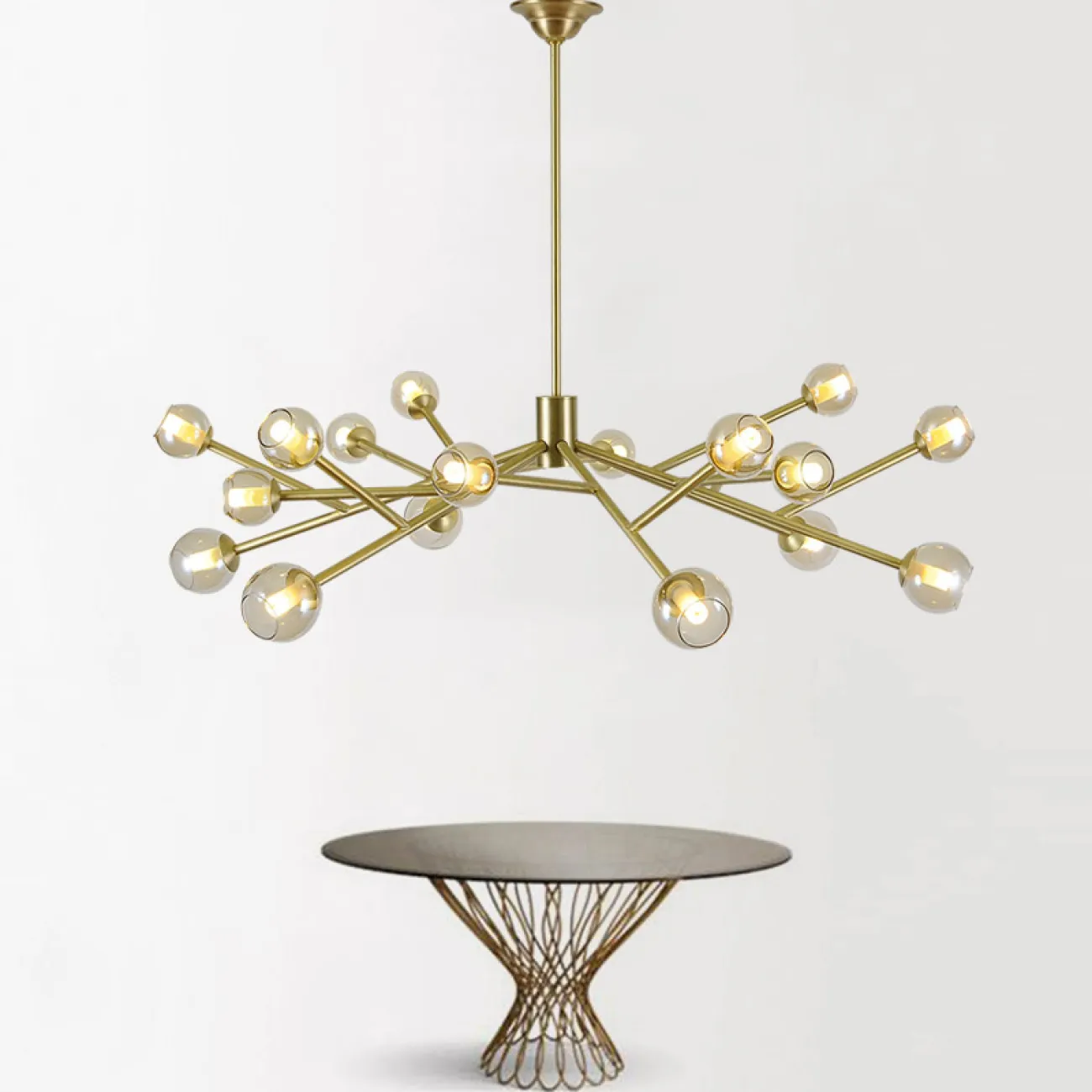 Люстра на штанге ASTRA GOLD от ImperiumLoft