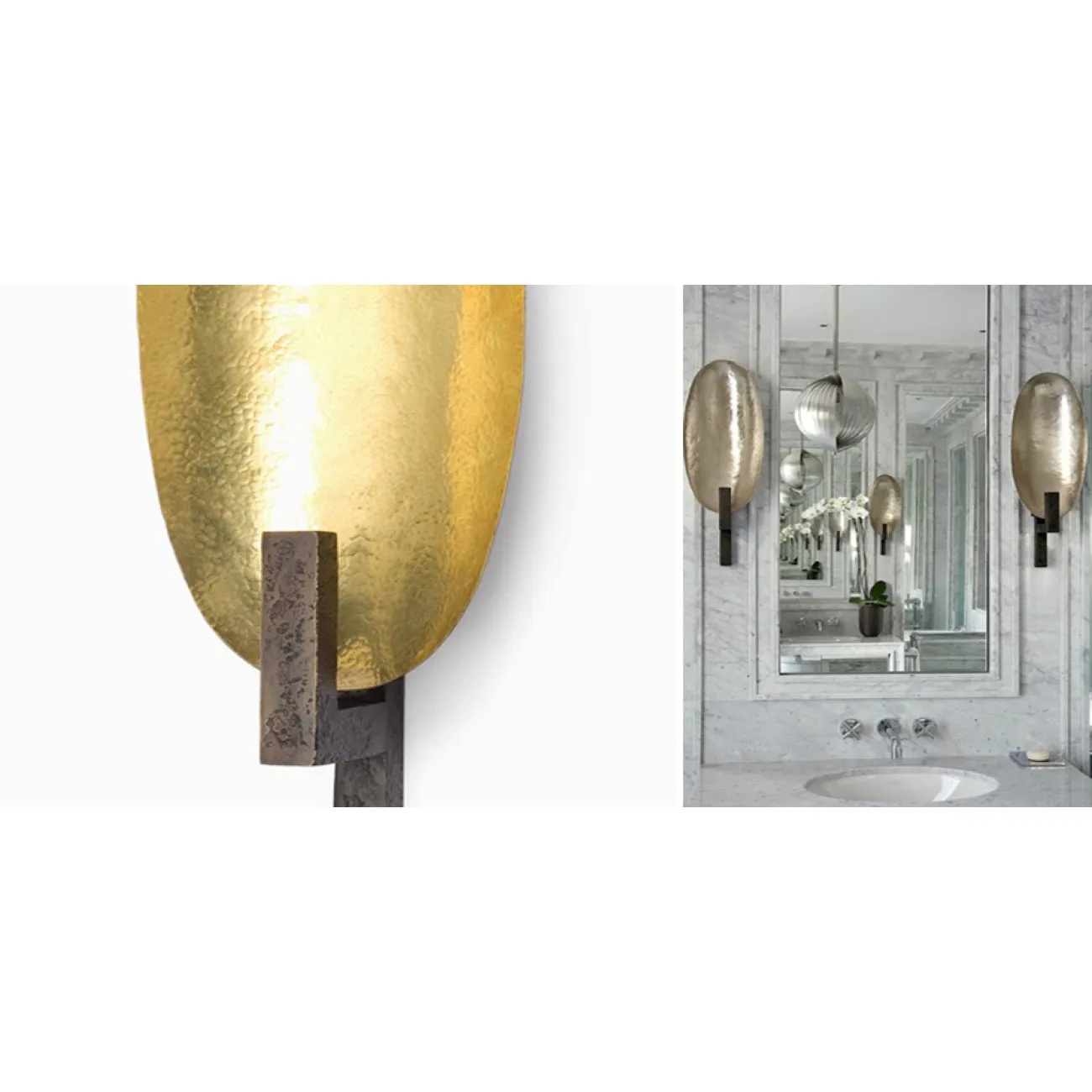 Бра Herve Van Der Straeten Appliques Coques Ovales №173 designed by Herve van der Straeten от LaLume