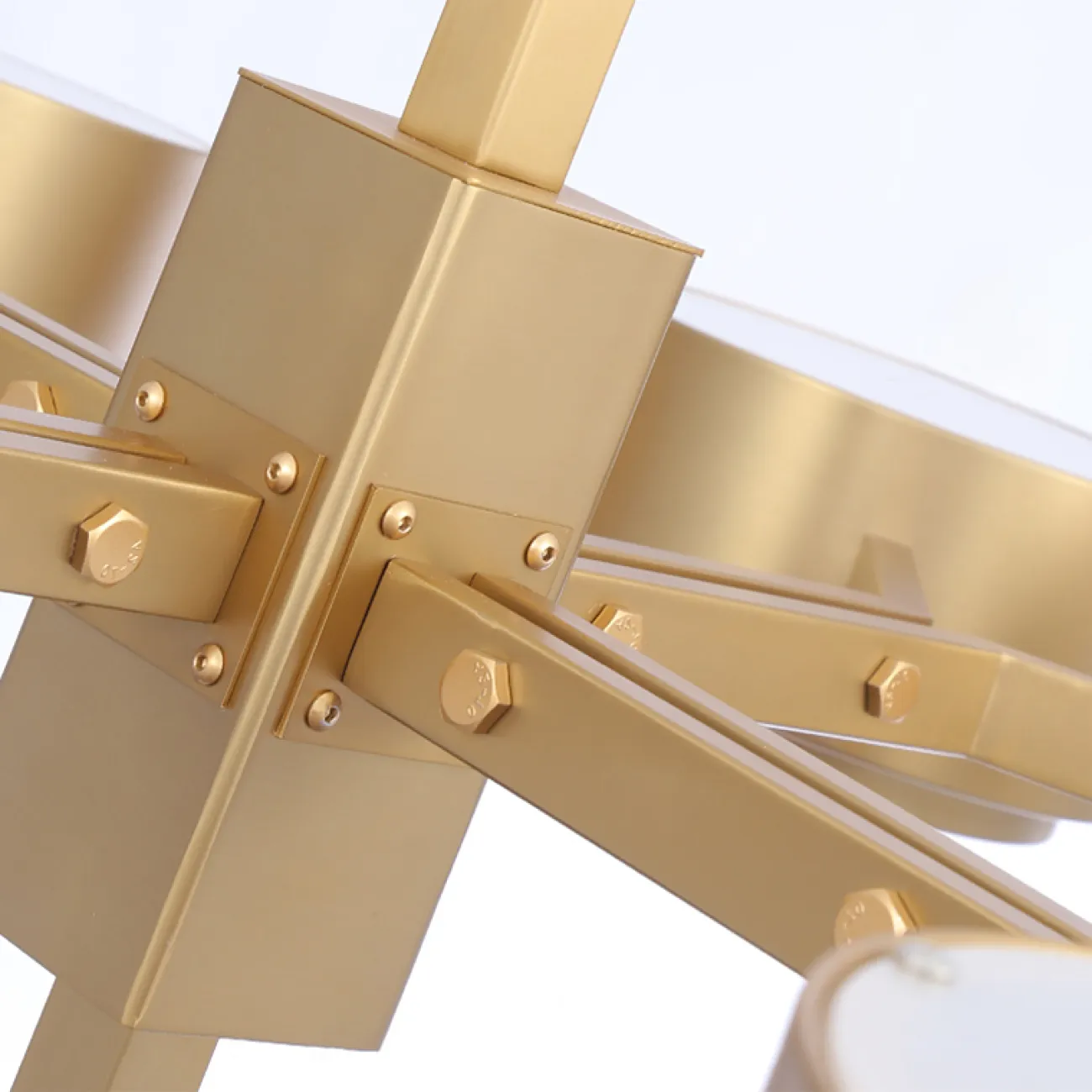 Подвесная люстра Hans-Agne Jakobsson Large Brass Chandelier for Markaryd in Sweden от ImperiumLoft