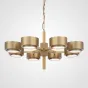 Подвесная люстра Hans-Agne Jakobsson Large Brass Chandelier for Markaryd in Sweden от ImperiumLoft