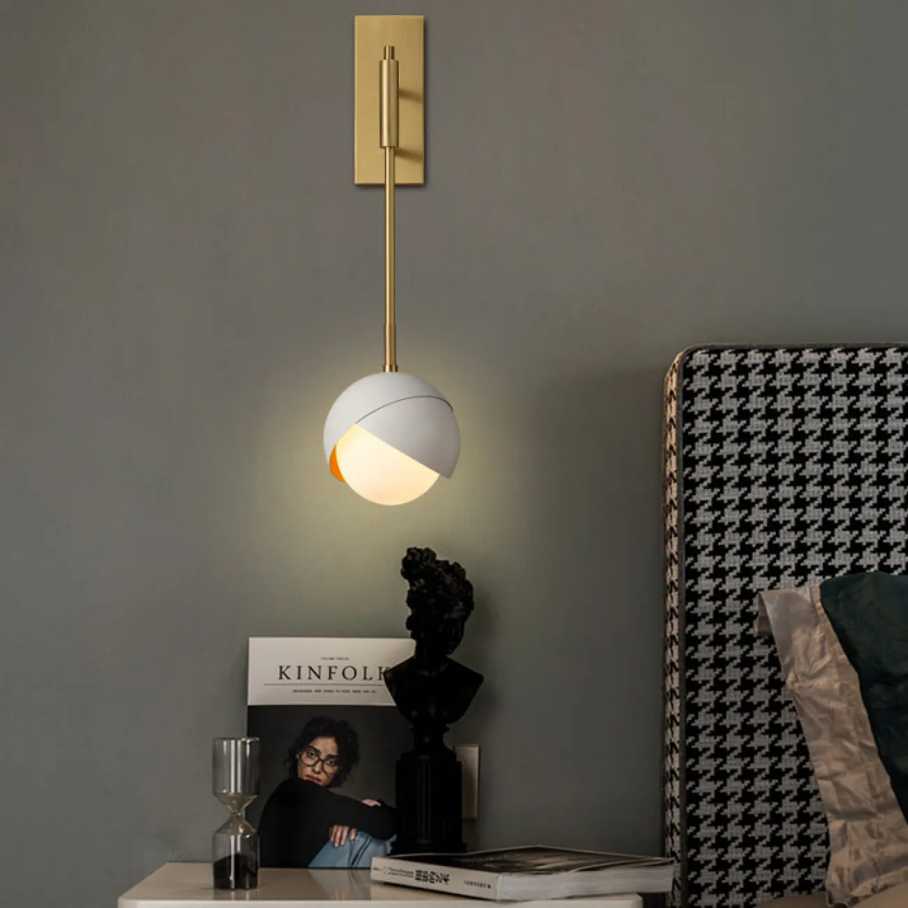 Настенный светильник FLORIS WALL B Bronze Black от ImperiumLoft