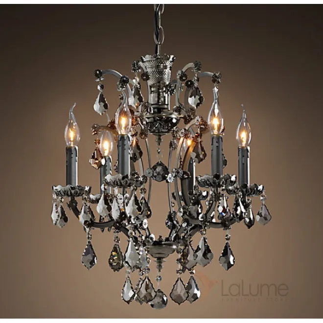 Люстра 19TH C. ROCOCO IRON & Smok CRYSTAL 6 от LaLume